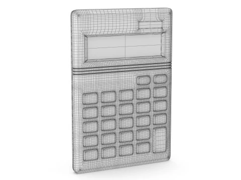 कैलकुलेटर 3D मॉडल