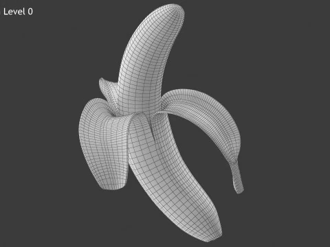 Pisang Model 3D