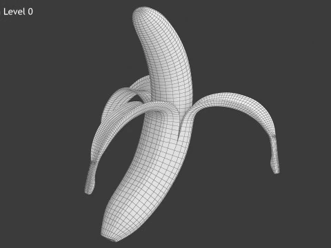 Pisang Model 3D