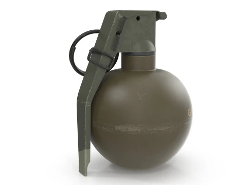M67 Hand Grenade 3D Model