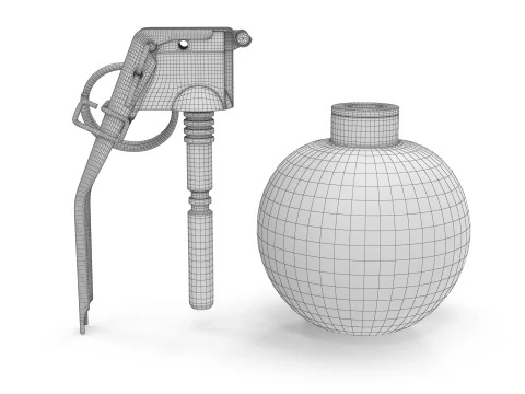 M67 Hand Grenade 3D Model