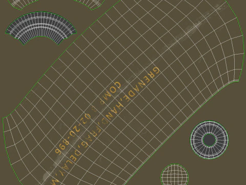 M67 Hand Grenade 3D Model