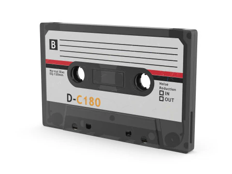 오래된 카세트 3D 모델