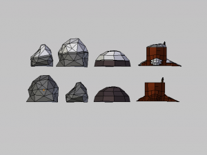 low poly nature 3D Модель
