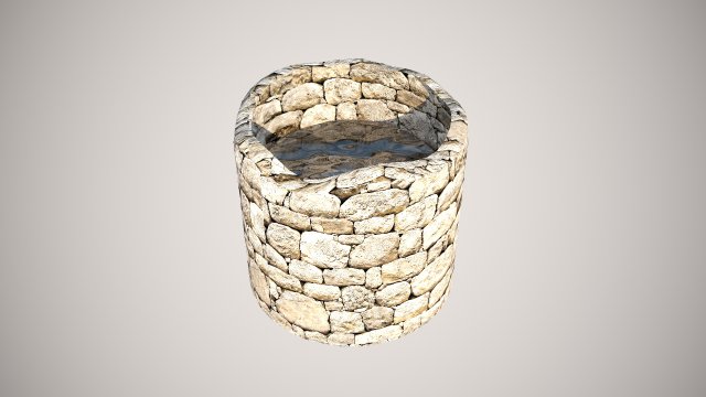old waterwell Modèle 3D .c4d .max .obj .3ds .fbx .stl .blend 