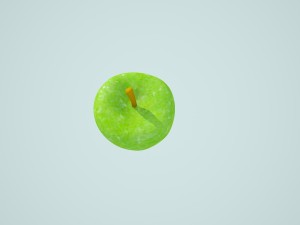 green apple 3D Модель