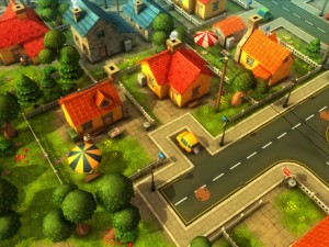 cartoon fantasy land 3D 모델
