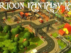 cartoon fantasy land 3D Model
