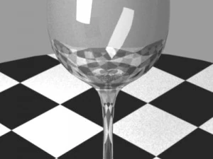 kieliszek do wina Model 3D