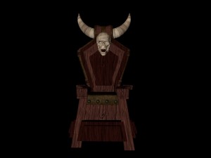 barbarian throne 3D Model