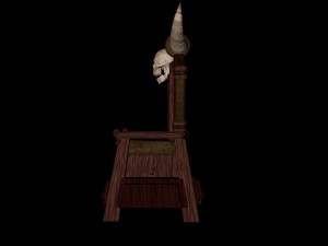 barbarian throne 3D Model