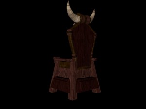 barbarian throne 3D Model