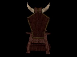 barbarian throne 3D Model