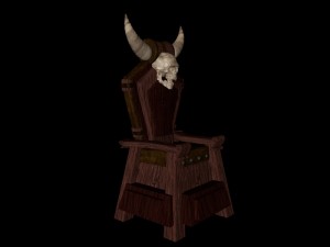 barbarian throne 3D Model