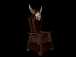 野蛮な王位 3Dモデル