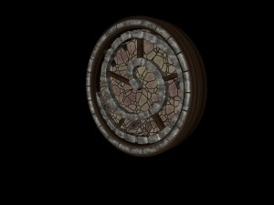 castle window Modèle 3D