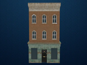1 free 3d model - cityhouse 3D Model