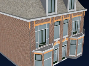 high detail - cityhouse 3D Model