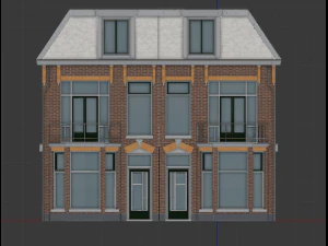 high detail - cityhouse 3D Model