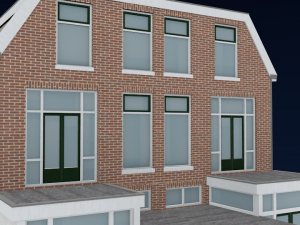 high detail - cityhouse Model 3D