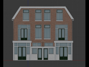 high detail - cityhouse Model 3D