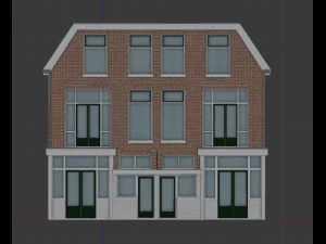 high detail - cityhouse 3D Model