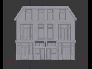 high detail - cityhouse 3D Model