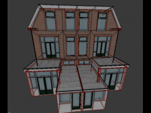 high detail - cityhouse Model 3D