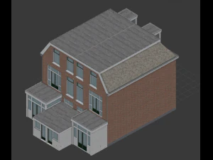 high detail - cityhouse 3D Model