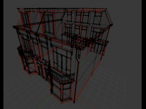 high detail - cityhouse Model 3D