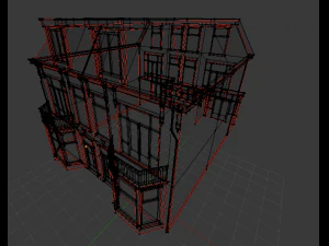 high detail - cityhouse 3D Model