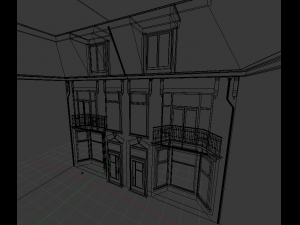 high detail - cityhouse Model 3D