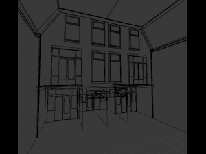 high detail - cityhouse Model 3D