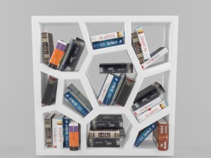 design bookcase 3D मॉडल