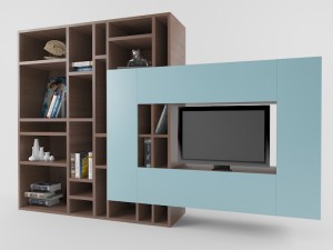 shelving for tv Modelo 3D