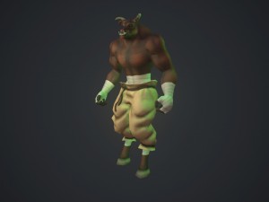 animated minotaur 3D Model