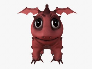 rigged dragon Modelo 3D