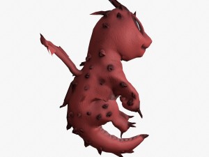rigged dragon Modelo 3D