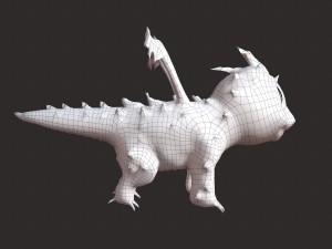 rigged dragon Modelo 3D