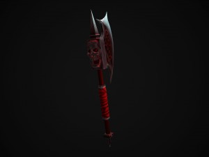 blood axe low poly 3D Модель
