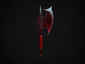 blood axe low poly 3D Модель