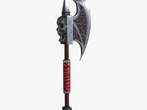 blood axe low poly 3D Model