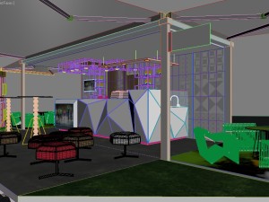container cafe 3D Model