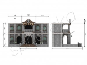 shanghai building 1950s 3D Model