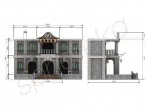 shanghai building 1950s 3D Model