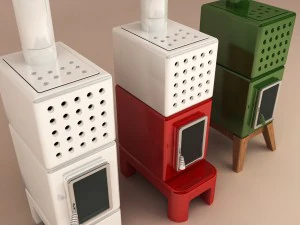 pile cubi par la castellamonte Modèle 3D