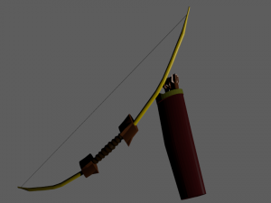 bow and arrows Modelo 3D