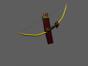 bow and arrows 3Dモデル