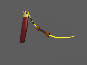 bow and arrows 3Dモデル