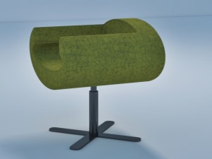 chair nuuk Modelo 3D